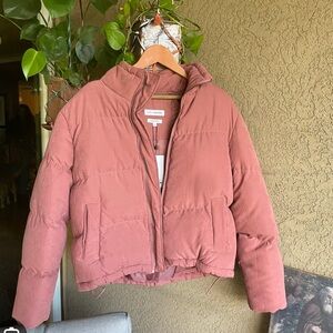 Urban Outfitters Dusty Pink Bomber Jacket